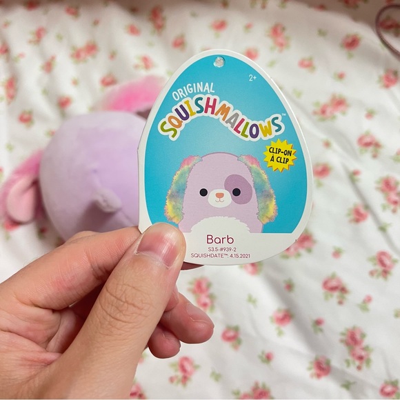 Barb the Dog/Puppy Squishmallow Clip 3.5" BNWT - Picture 4 of 7